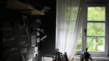 Blick von der Unterkunft