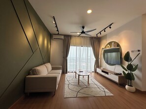 Apartment, 2 Bedrooms | Living area