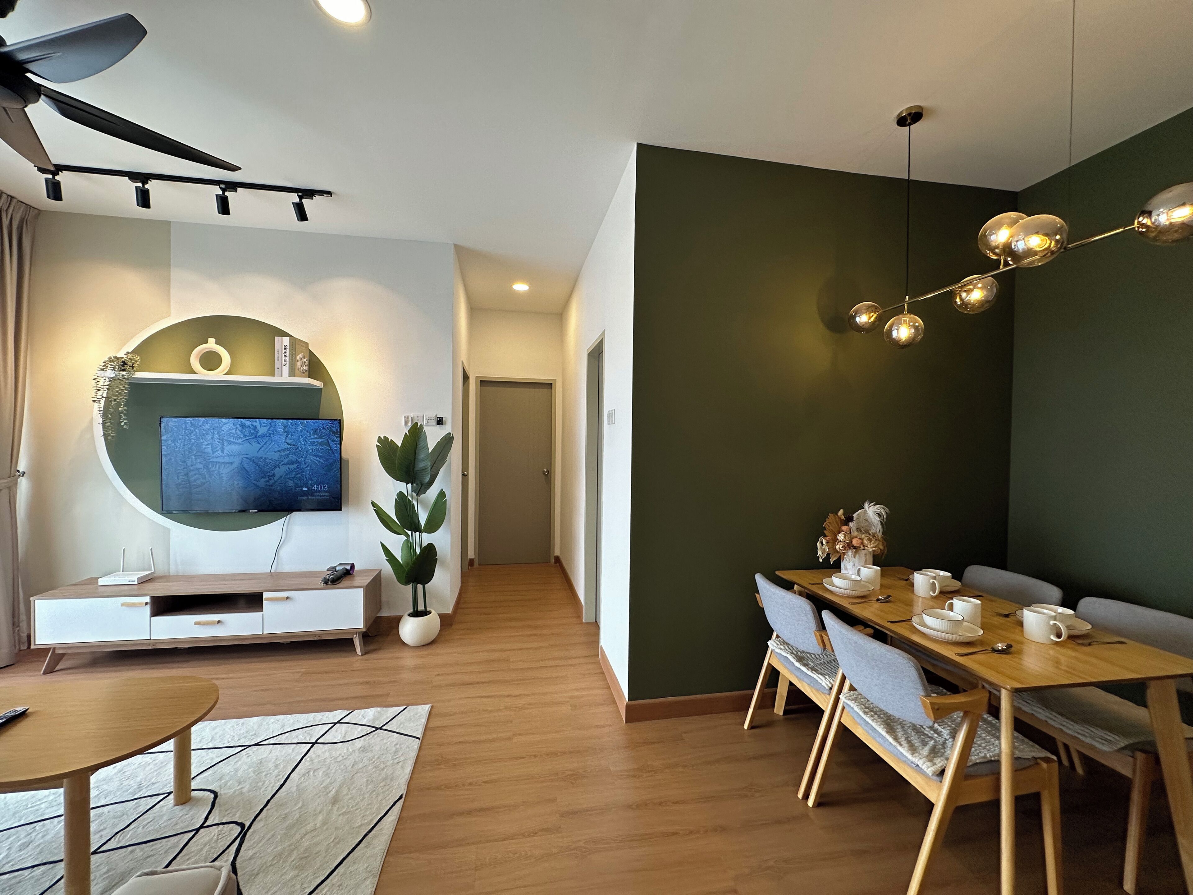 Apartment, 2 Bedrooms | Living area | Flat-screen TV
