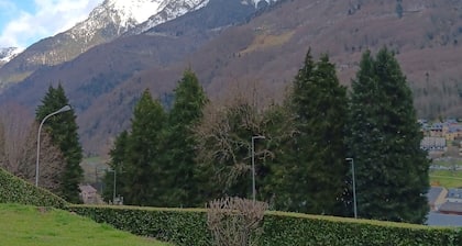 T2, private parking and balcony, classified 2*, 300m from the center of Cauterets.