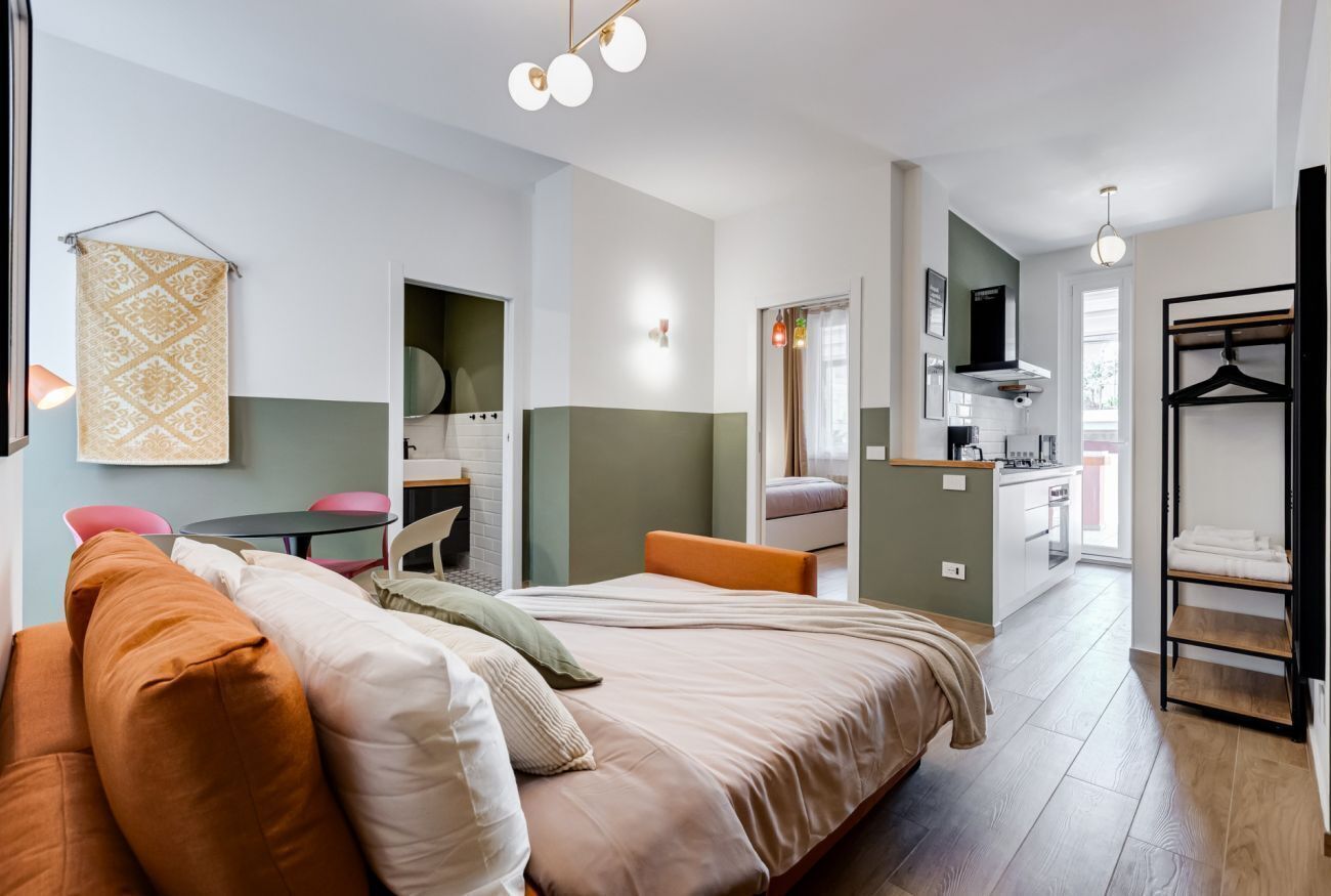 1 dormitorio y cuna de viaje