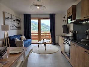 TV - Charming T2 Valmorel, balcony, covered parking (Valmorel)