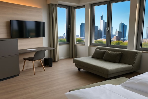 Comfort Double Room, River View | In-room safe, iron/ironing board, free WiFi