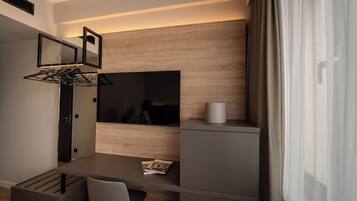 Comfort-Einzelzimmer | Zimmersafe, BĂŒgeleisen/BĂŒgelbrett, kostenloses WLAN