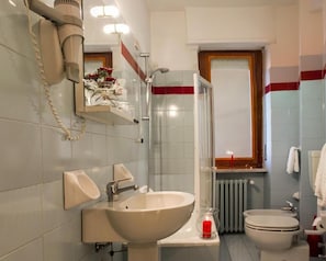 Free toiletries, hair dryer, slippers, towels
