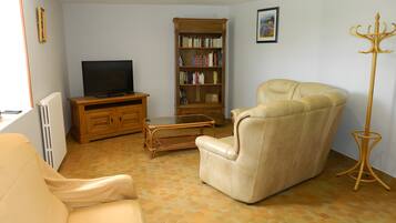 Televisie en een tafeltennistafel