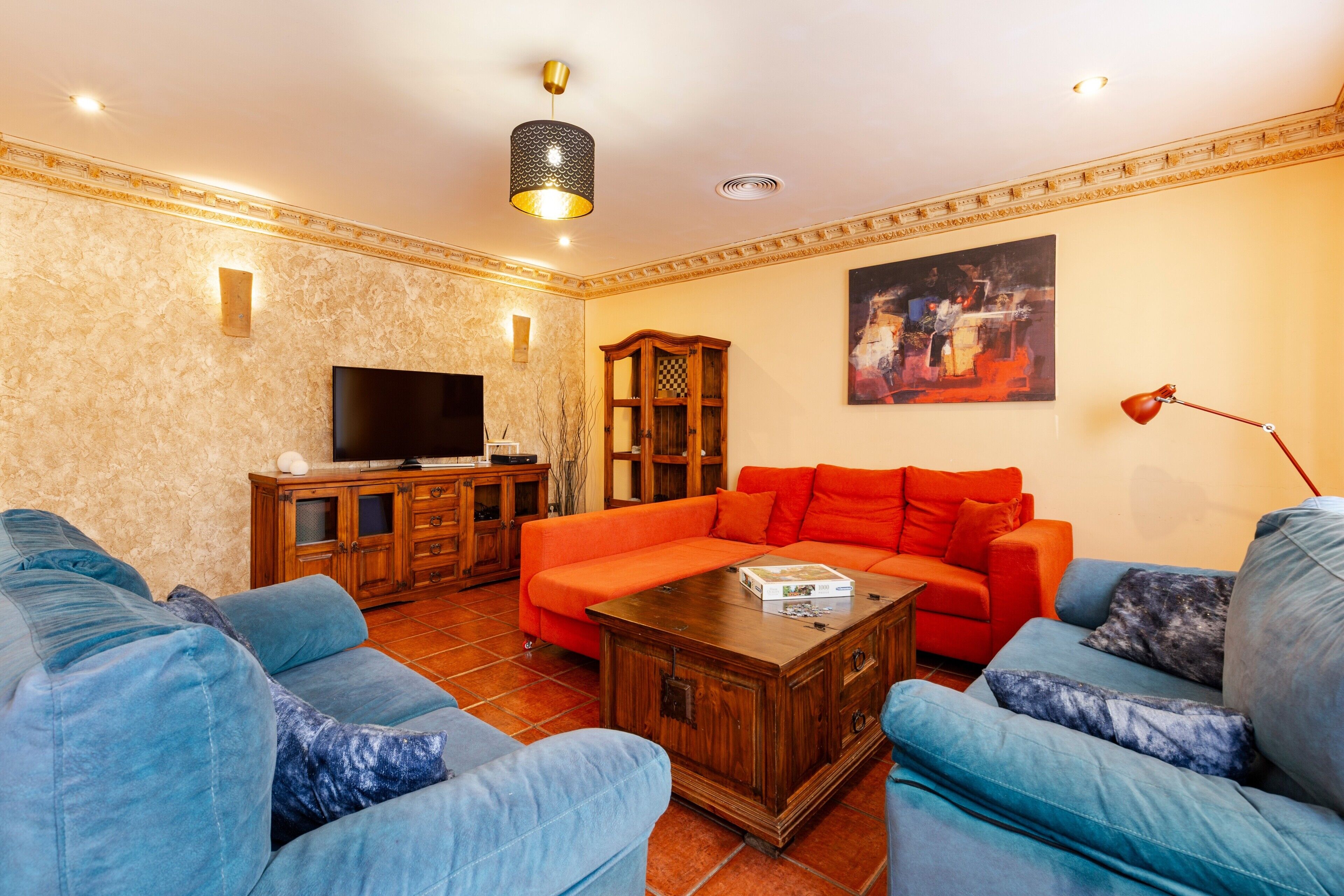 TV, video games, DVD player, stereo