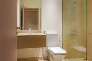 Towels, soap, toilet paper