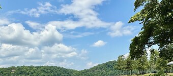 Lakefront home in Radford with private dock, large deck, and great views