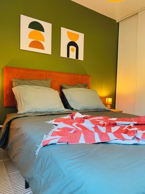 1 soverom, internettilgang og sengetøy