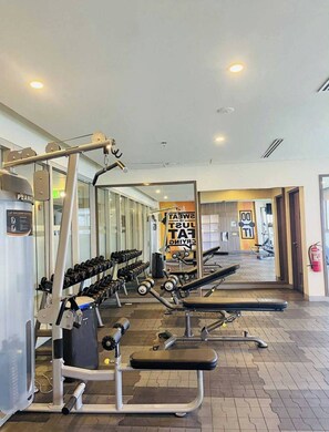 Condo, 1 Bedroom, Accessible, Balcony | Fitness studio