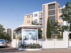 Front of property - Sanders Limassol Park (Trachoni)