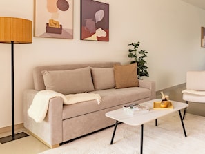 Apartment, 1 Bedroom, Terrace, Garden View | Living room