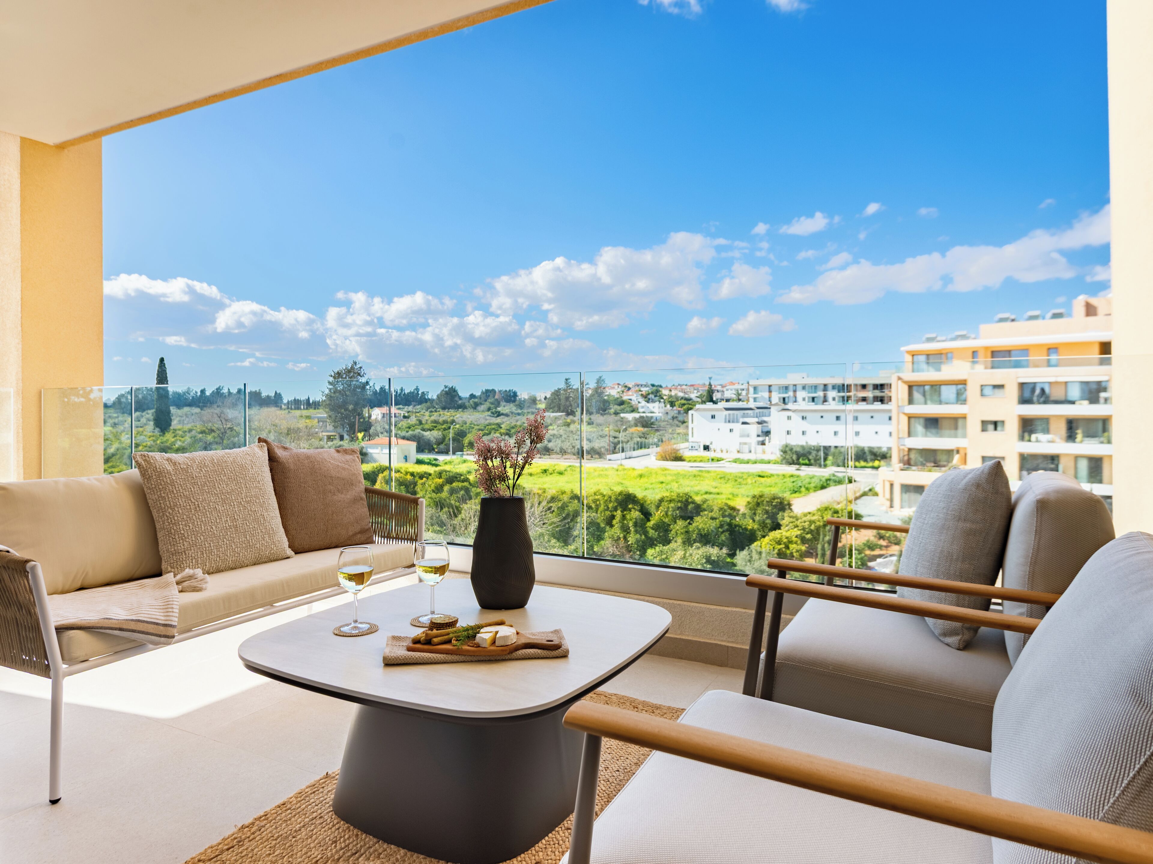 Departamento, 2 habitaciones, Terraza, vista al jardín | Balcón