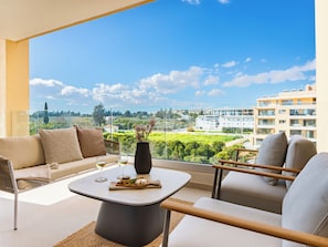 Apartment, 2 Bedrooms, Terrace, Garden View | Balcony - Sanders Limassol Park - Full Building (Trachoni)