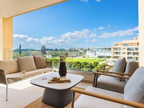 Apartment, 2 Bedrooms, Terrace, Garden View | Balcony - Sanders Limassol Park - Full Building (Trachoni)