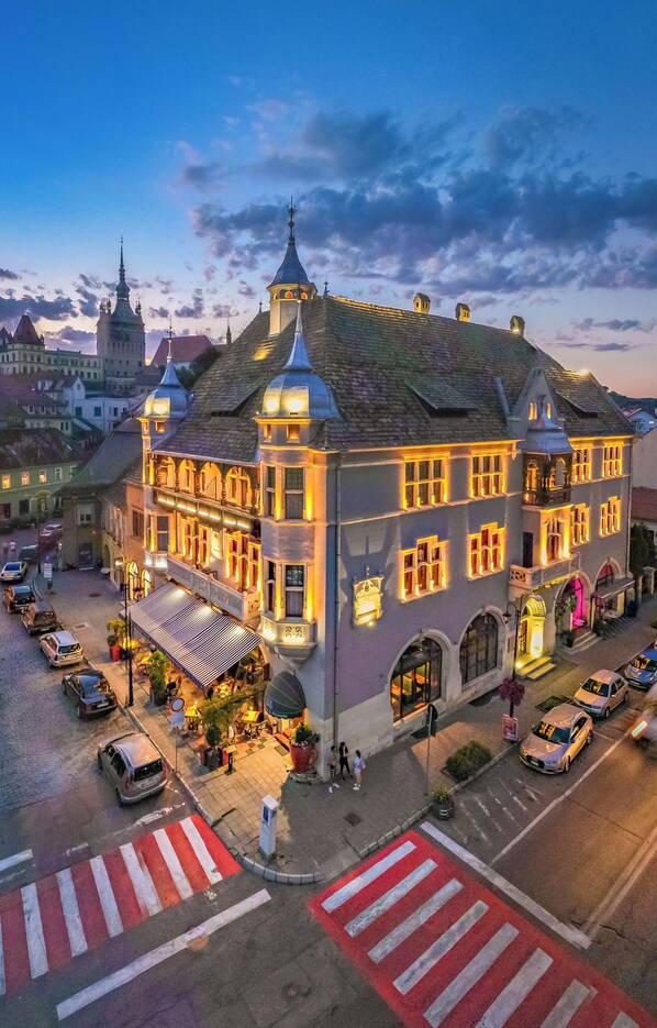 Façade de l’hébergement