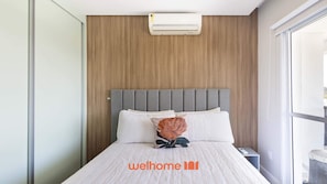 1 bedroom, WiFi, bed sheets - Studio em Cotia com piscina e lazer completo (Cotia)