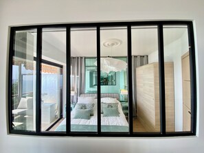 1 bedroom, iron/ironing board, WiFi, bed sheets - SEAFRONT PANORAMIC VIEW IN SUPER CANNES LUXURY DESIGN SWIMMING POOL TENNIS (Vallauris)