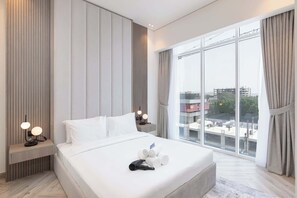 1 室のベッドルーム、アイロン / アイロン台、WiFi、ベッドシーツ