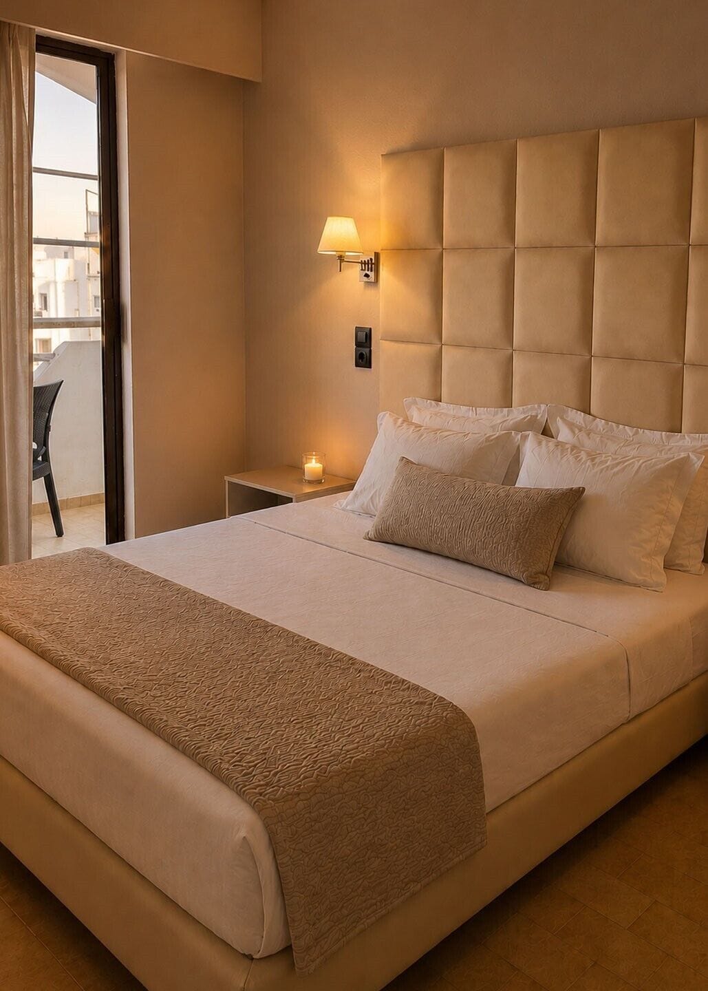 Double or Twin Room, Balcony, Courtyard View | In-room safe, blackout curtains, free WiFi