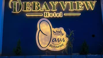 Façana frontal de l'allotjament