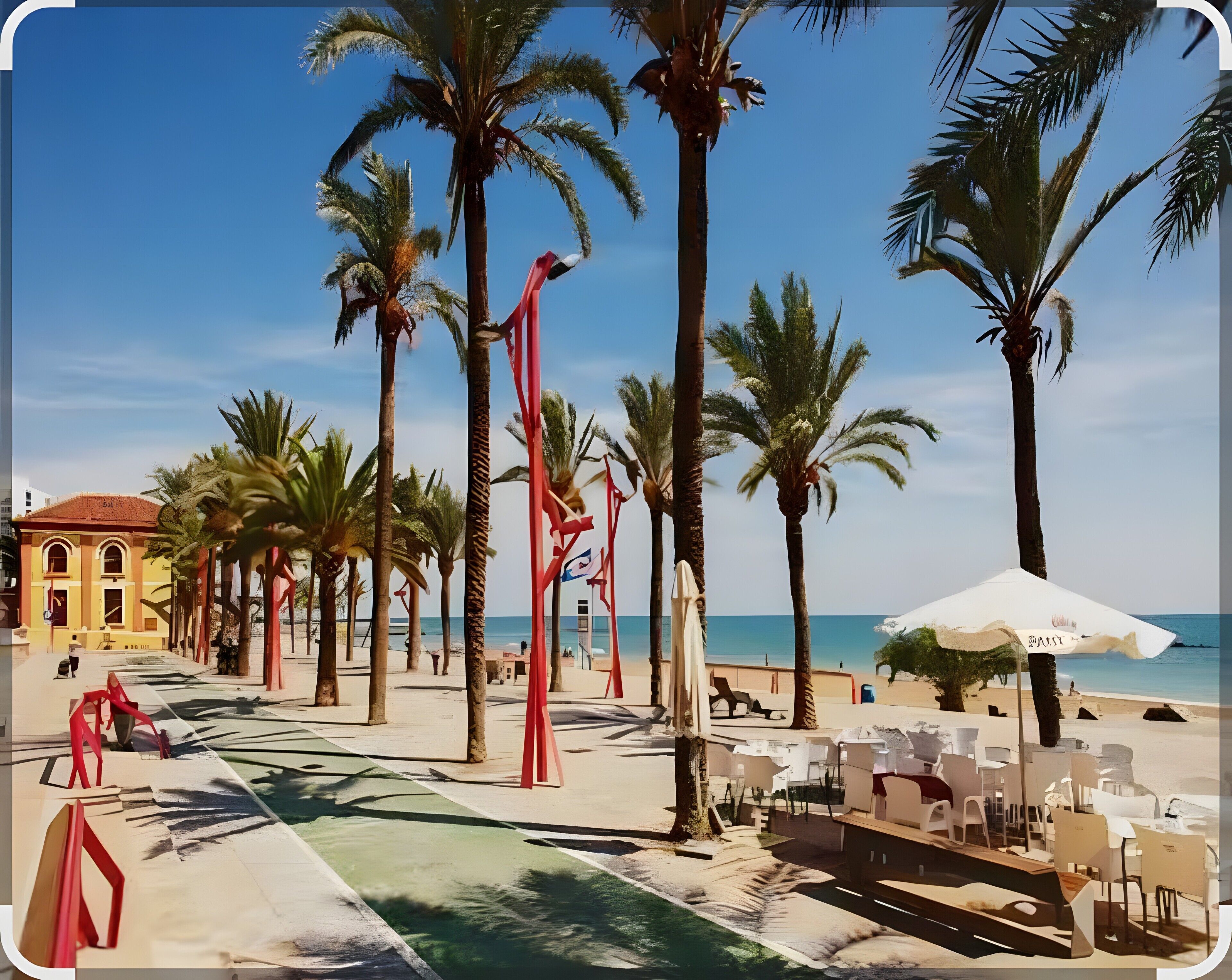 Una spiaggia nelle vicinanze
