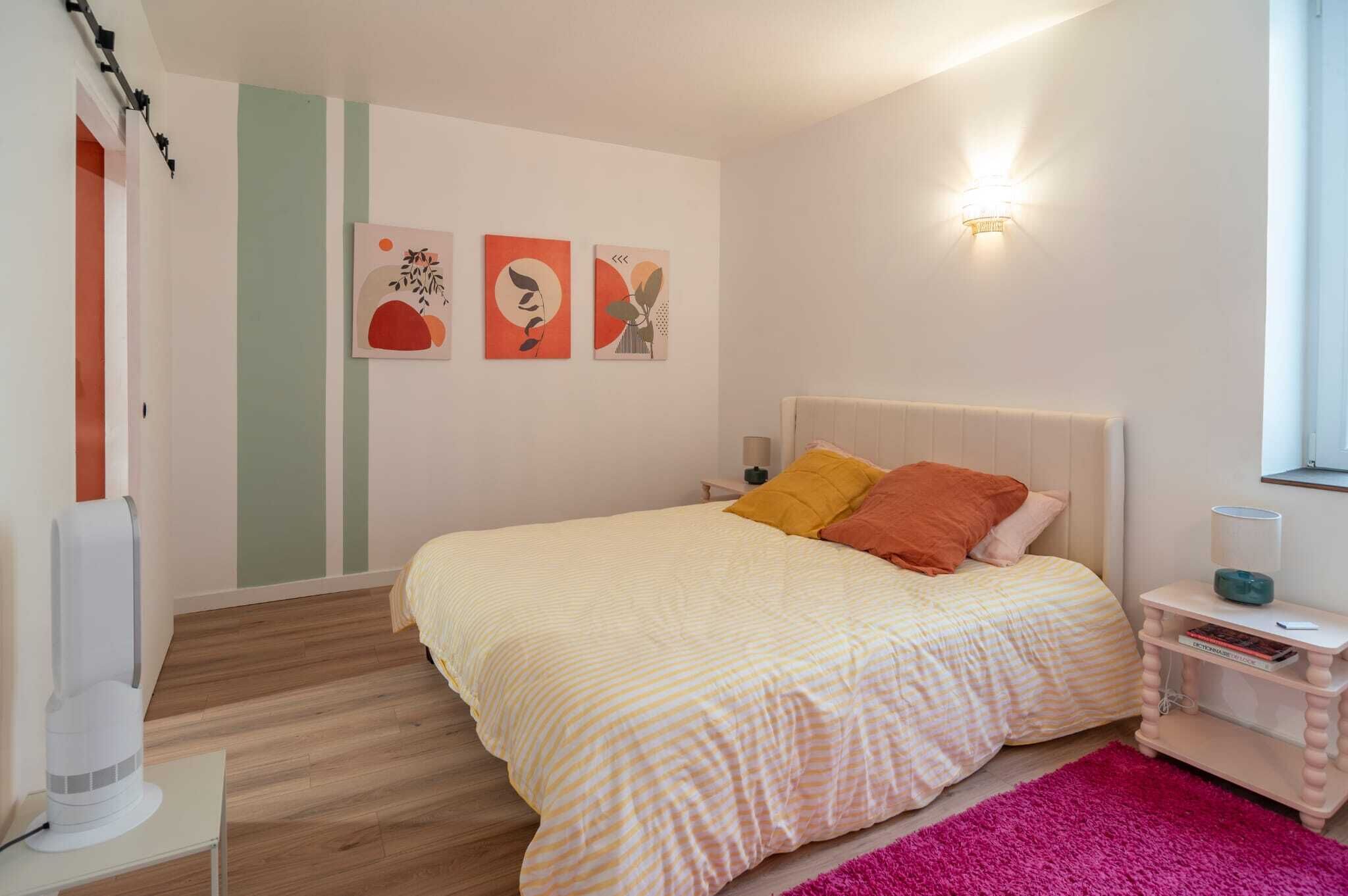 1 chambre, bureau, lit parapluie, Wi-Fi gratuit
