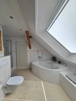 Towels, soap, toilet paper