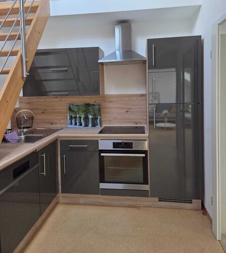 Modern vacation apartment in the countryside - lakes, cycle paths & events nearby, 2 pers.