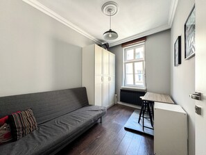 Comfort Apartment, City View | Hypo-allergenic bedding, individually decorated, individually furnished - RentPlanet - Apartament Łazarz (Poznań)
