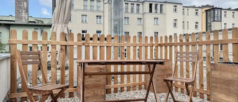Comfort Apartment, City View | Terrace/patio