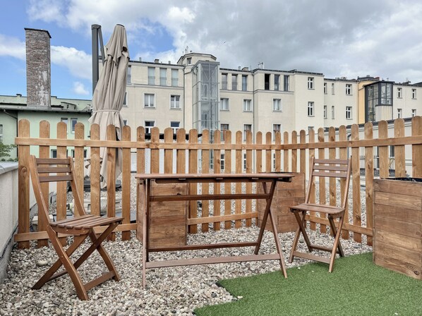 Apartamento Confort, vistas a la ciudad | Terraza o patio