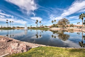 House (2 Bedrooms) | Interior - Pool Access: Oakwood Home in Sun Lakes (Chandler)