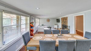 House (2 Bedrooms) | Interior - Pool & Deck: Pond-view Getaway in Newnan! (Newnan)