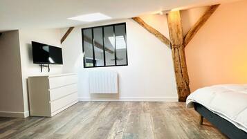 2 habitaciones, tabla de planchar con plancha y wifi