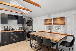 Microwave, stovetop, dishwasher