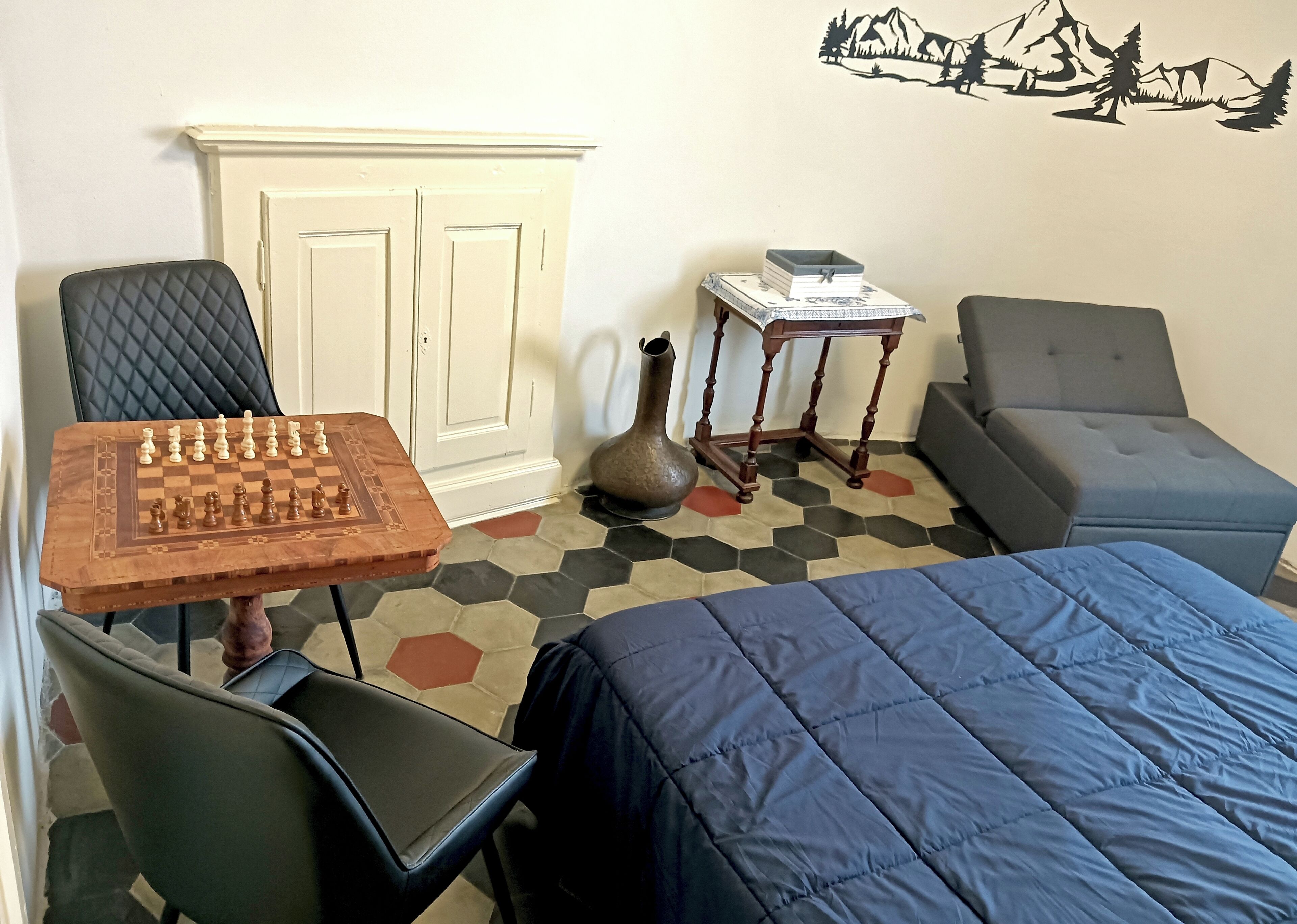 1 chambre, fer et planche à repasser, Wi-Fi gratuit, draps fournis