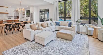 Lakefront Luxury Retreat w Heated Pool Arcade