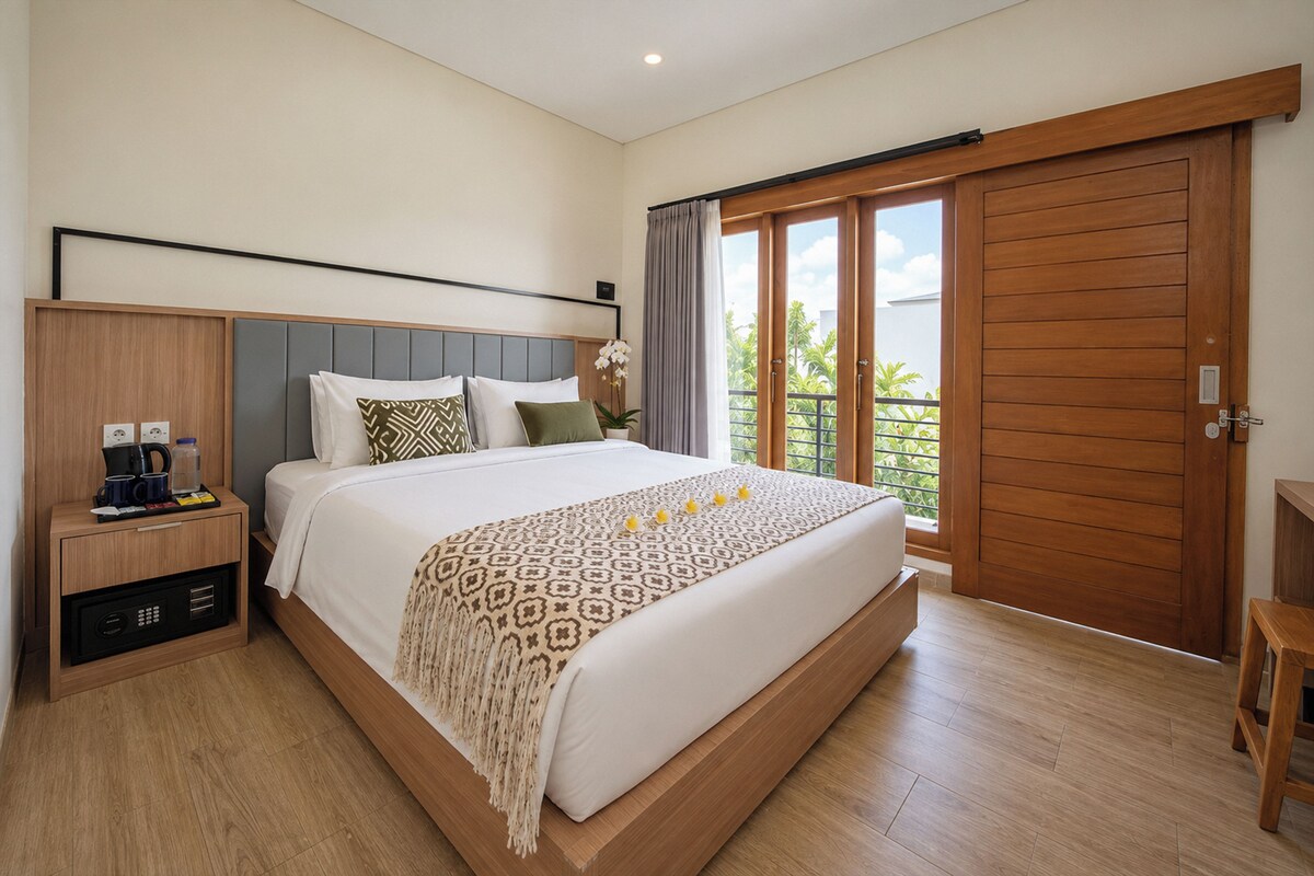 Standard Double Room | Minibar, desk, iron/ironing board (on request), WiFi (free)