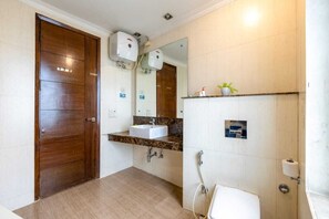 Hair dryer, soap