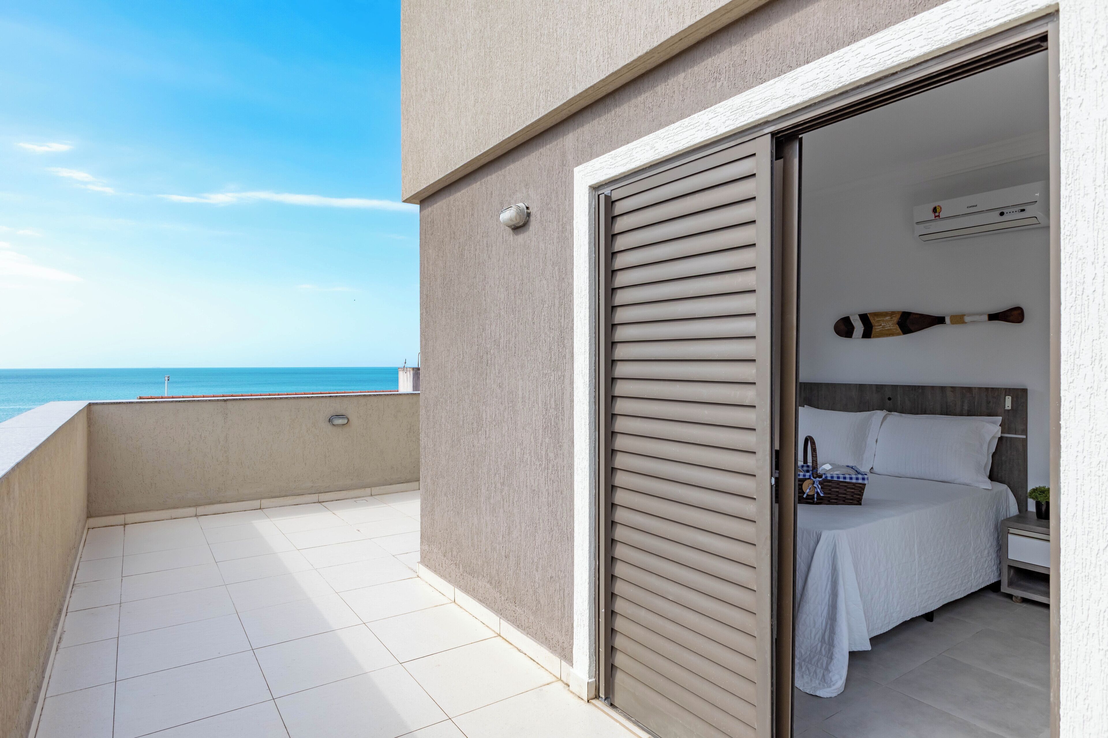 Deluxe Twin Room, Beach View | Terrace/patio
