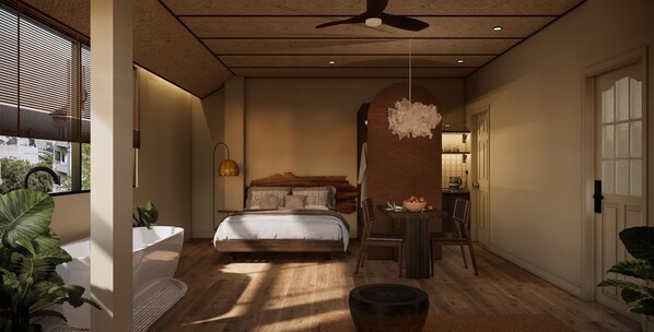 Habitación doble Deluxe, vista a la ciudad | Wifi gratis