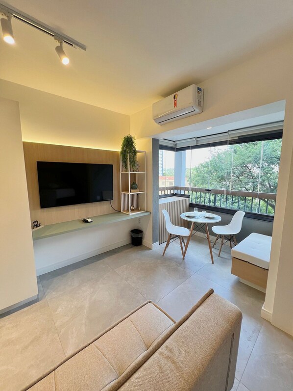 Habitación doble clásica | Área de sala de estar