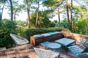 Terrace/patio - Holiday Home 'Near Hossegor Lake' with Private Terrace, Private Garden and Wi-Fi (Soorts-Hossegor)