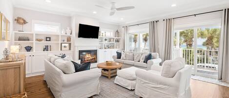 Televisión y oficina