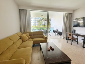 TV, offices - Beach Apartment at Nikki Residences 2 Bedroom (El Chirú)
