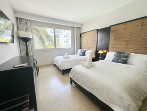 Iron/ironing board, free WiFi, bed sheets - Beach Apartment at Nikki Residences 2 Bedroom (El Chirú)