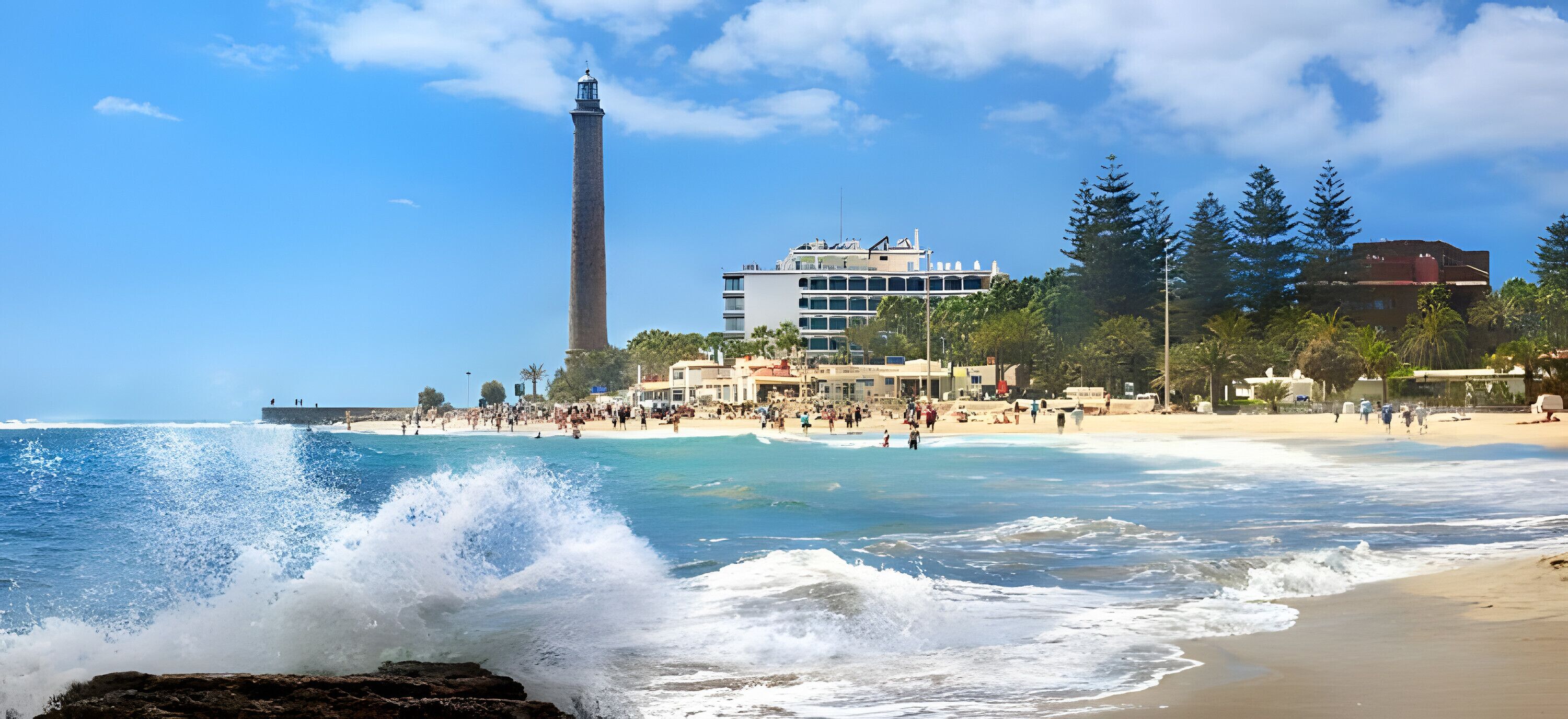 Una spiaggia nelle vicinanze