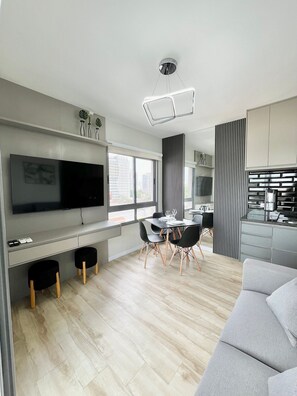 Basic Studio | Living area - Innvista Ap Moema Carinás (São Paulo)